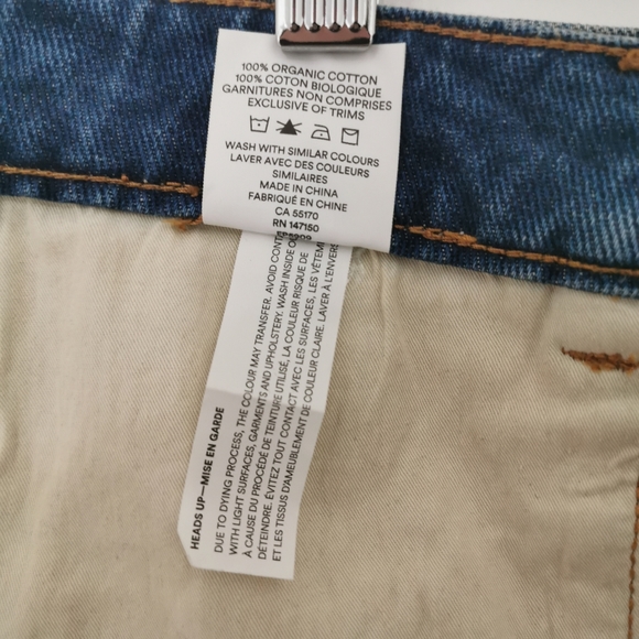 Frank and Oak The Stevie Cutoff Short in Blue - Picture 10 of 16